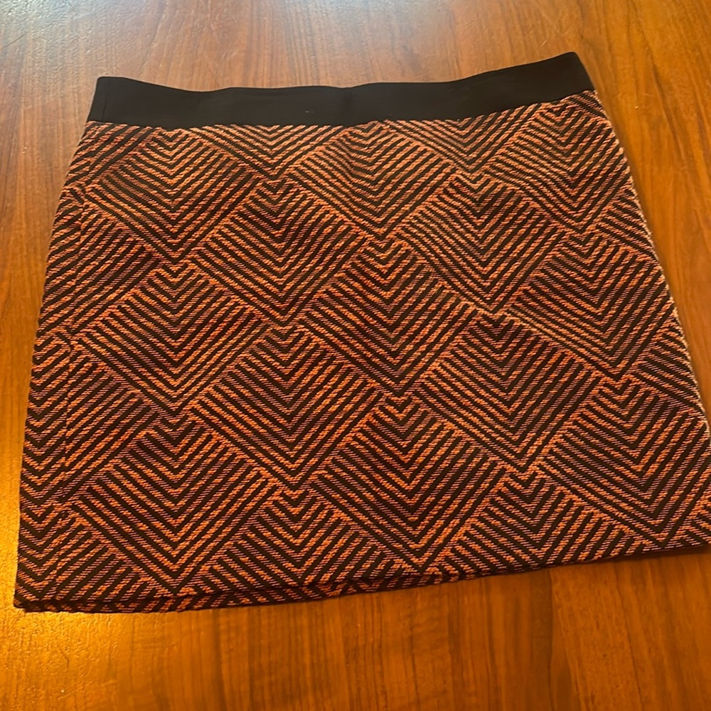 Loft geometric pattern skirt